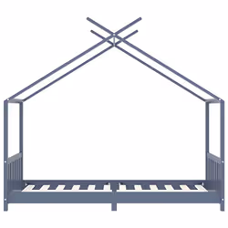VidaXL 283372 lettino per bambini Grigio Legno - Vista aggiuntiva 4