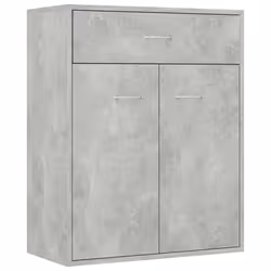 vidaXL Credenza Grigio Cemento 60x30x75 cm in Legno Multistrato - Vista aggiuntiva 2