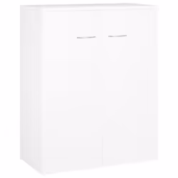 vidaXL Credenza Bianca 60x30x75 cm in Legno Multistrato - Vista aggiuntiva 2