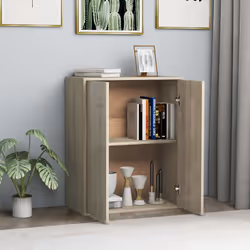 vidaXL Credenza Rovere Sonoma 60x30x75 cm in Legno Multistrato - Vista aggiuntiva 3