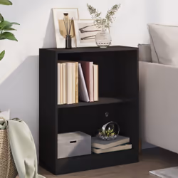 Questa libreria compatta e funzionale ha un design sobrio che si adatta a qualsiasi arredamento d'interni. Realizzata in legn ...