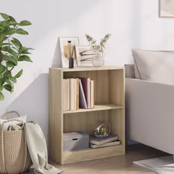 vidaXL Libreria Rovere Sonoma 60x24x76 cm in Legno Multistrato - Vista aggiuntiva 3