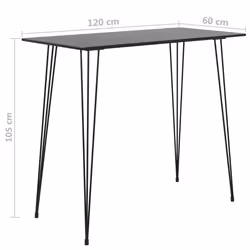 VidaXL 248143 tavolo da cucina e sala da pranzo - Vista aggiuntiva 4