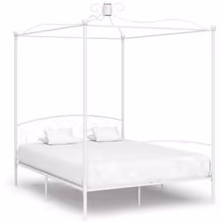 Donerete uno stile elegante e classico nella vostra camera da letto con la nostra struttura a baldacchino in metallo! Il lett ...