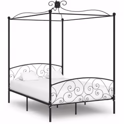 Donerete uno stile elegante e classico nella vostra camera da letto con la nostra struttura a baldacchino in metallo! Il lett ...