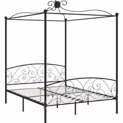 Donerete uno stile elegante e classico nella vostra camera da letto con la nostra struttura a baldacchino in metallo! Il lett ...