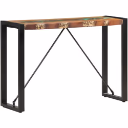 Introducete un tocco di fascino industriale nel vostro arredo grazie al nostro elegante tavolo consolle in legno massello. Il ...