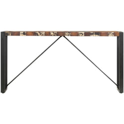 Tavolo Consolle 150x35x76 cm in Legno Massello di Recupero Vidaxl 974911