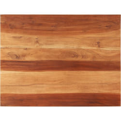 Piano Tavolo in Legno Massello di Acacia 15-16 mm 70x90 cm Vidaxl 552622