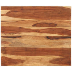Vidaxl - Piano Tavolo in Legno Massello di Acacia 25-27 mm 70x80 cm