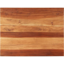 Piano Tavolo, Vassoi da tavola Rettangolare in Legno Massello di Sheesham 25-27 mm 70x90 cm Vidaxl