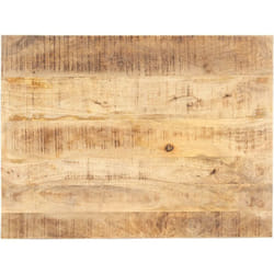 Vidaxl - Piano Tavolo in Legno Massello di Mango 15-16 mm 90x70 cm