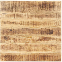 Vidaxl - Piano Tavolo, Vassoi da tavola Rettangolare in Legno Massello di Mango 25-27 mm 80x80 cm