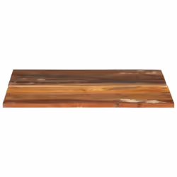 Questo piano del tavolo in legno, dall'aspetto semplice e pulito, aggiunge un fascino rustico agli ambienti interni o esterni ...