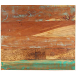 Piano Tavolo, Vassoi da tavola Rettangolare Rettangolare 70x80 cm 25-27 mm Legno di Recupero Vidaxl