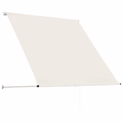 vidaXL Tenda da Sole Retrattile 100x150 cm Crema - Vista aggiuntiva 3