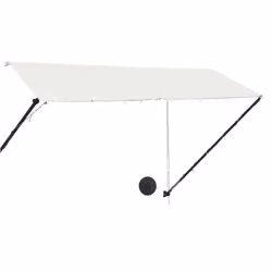 vidaXL Tenda da Sole Retrattile con LED 300x150 cm Crema - Vista aggiuntiva 3