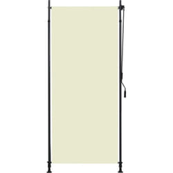 Tenda a Rullo per Esterni 100x270 cm Crema Vidaxl 52520