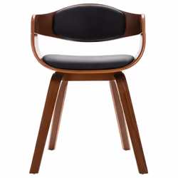 vidaXL Sedie da Pranzo 2 pz in Legno Piegato e Similpelle - Vista aggiuntiva 3