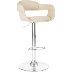 Sgabello da Bar Bianco in Similpelle vidaXL93414