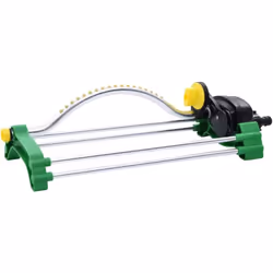 Questo irrigatore oscillante di facile utilizzo, in grado di coprire un'area di irrigazione da 15 metri, vi permetterà di inn ...