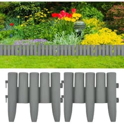 Vidaxl - Bordature per Prato 36 pz Grigie 10 m in pp 9354