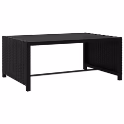 VidaXL 47402 sedia da esterno Salone Seduta imbottita Vetro, Rattan sintetico, Acciaio - Vista aggiuntiva 8