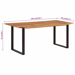 VidaXL 286472 tavolo da cucina e sala da pranzo - Vista aggiuntiva 8