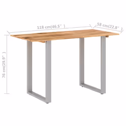 VidaXL 286479 tavolo da cucina e sala da pranzo - Vista aggiuntiva 7