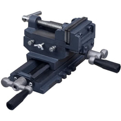 Morsa Manuale con Slitta Trasversale per Trapano a Colonna 70mm Vidaxl 97645