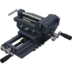 Morsa Manuale Slitta Trasversale per Trapano a Colonna 150 mm Vidaxl 89386