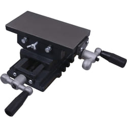 Vidaxl - Morsa Manuale da Tavolo con Slitta Trasversale 22525