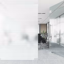 vidaXL Pellicola per Finestra Design Smerigliato Strisce 0,9x50 m PVC - Vista aggiuntiva 3