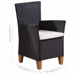 VidaXL 49115 set mobili da esterno - Vista aggiuntiva 7