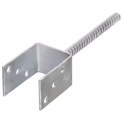 Picchetti per Recinzione 6 pz Argento 7x6x30 cm Acciaio Zincatocod mxl 121280 - Vista aggiuntiva 2
