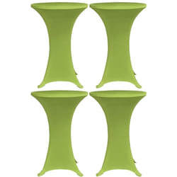 Vidaxl - Copritavoli Elastici 4 pz 60 cm Verde 9326