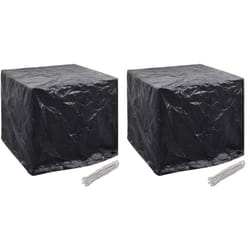 Vidaxl - Confezione da 2 coperture per mobili da giardino con 8 occhielli varie misure dimensioni : 116 x 100 x 120 cm