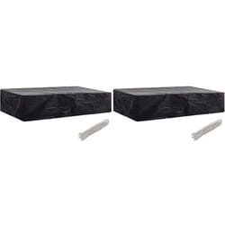 Vidaxl - Coperture Arredi Giardino 2 pz 8 Occhielli 218x77x55 cm 4954