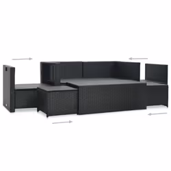 VidaXL 47809 set mobili da esterno - Vista aggiuntiva 4