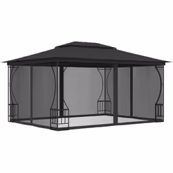 Questo gazebo è la scelta perfetta per tutte le attività all'aperto, come eventi, matrimoni, barbecue, campeggi e cosi via. P ...
