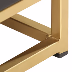 VidaXL 286517 comodino Nero, Oro - Vista aggiuntiva 6