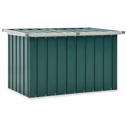 vidaXL Baule da giardino verde 109x67x65 cm - Vista aggiuntiva 2