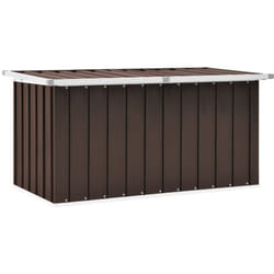 Robusto baule da esterni 129x67x65 cm struttura robusta vari colori disponibili colore : Marrone
