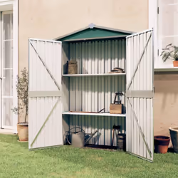 Questo capanno da giardino è ideale per riporre un'ampia varietà di oggetti come attrezzi, mobili da giardino, attrezzature d ...