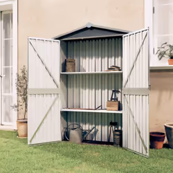 Questo capanno da giardino è ideale per riporre un'ampia varietà di oggetti come attrezzi, mobili da giardino, attrezzature d ...