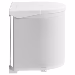vidaXL Pattumiera da Incasso per Cucina in Plastica 8 L - Vista aggiuntiva 3