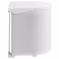 vidaXL Pattumiera da Incasso per Cucina in Plastica 12 L - Vista aggiuntiva 3