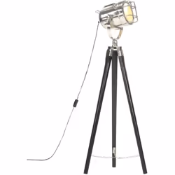 Illuminate il vostro spazio abitativo con la nostra lampada da terra a treppiede in stile retrò! Questo faretto dal design vi ...