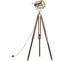 Vidaxl - Lampada da Terra a Treppiede Legno Massello di Mango 180 cm