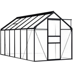 Serra Antracite in Alluminio 7,03 m² Vidaxl